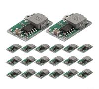 Valixirant 20pcs 3a Dc-dc Step-down Modulo Convertitore Uscita Personalizzabile 1.0-17v da 4.75-23v Ingresso Rettifica Sincrona 96 Efficienza Microcontrollori Fai Da Te Led