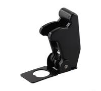 Valixirant - Auto 12mm per Cruscotto Protettivo Avere Flick Rosso/Giallo/Nero/Opzioni Interruttore 12v Cap Testa Pulsante Missile-stile LED/off Illuminato (nero)