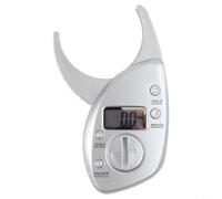 Valixirant Calibro digitale LCD per grasso corporeo con risoluzione di 0,1 mm e struttura in ABS, tester portatile per la piegatura della pelle per fitness, salute e uso professionale