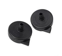 Valixirant Compressori silenziatori con filettatura maschio da 16 mm, confezione da 2, riduce il rumore, compatibile con filettatura da 3 oltre 8 Pt nero