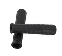 Valixirant Confezione da 2 coperture per maniglie per carriola in gomma, tubi rotondi, diametro interno 8-42 mm, antiscivolo, scanalati, resistenti alle intemperie, antiurto, maniglie di ricambio nere