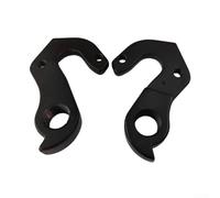 Valixirant Forcellino deragliatore posteriore per bicicletta, in lega di alluminio lavorato a CNC, 53 × 37 × 10,5 mm, nero, compatibile con bici da strada Look e per telai MTB
