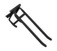 Valixirant Garage modificabile resistente in acciaio nero pannello robusto dispositivo in carbonio organizzatore parete con 40,6 cm - capanno giardino stoccaggio ganci rivestiti in PVC (C)