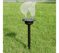 Valixirant Having Yard Sensor 1-pack Patio vialetto decorativo automatico esterno prato Abs Day/acrilico luci LED resistenti alle intemperie lente solare percorso paesaggio giardino (C)