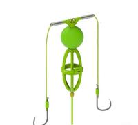 Valixirant -Hook Reverse Bottom Fishing Rig Acqua dolce & Acqua salata - Ganci terminali per affrontare nelle taglie 8 # a 13 #, Verde -, Principianti per professionisti (8#)