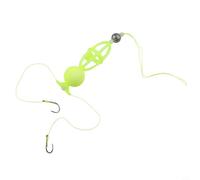 Valixirant -Hook Reverse Bottom Fishing Rig Acqua dolce & Acqua salata - Ganci terminali per affrontare nelle taglie 8 # a 13 #, Verde -, Principianti per professionisti (13 #)