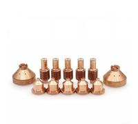 Valixirant Kit di materiali di consumo per taglierina al plasma da 12 pezzi: ugelli per elettrodi (120573), tazze di protezione (120826) e scudi di fissaggio (120828) per Hypertherm 600