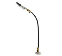 Valixirant Morsetto per saldatura a terza mano regolabile con manicotto in gomma resistente al calore, braccio articolato da 250 mm/150 mm, saldatura PCB, riparazione elettronica e modellismo fai da