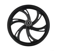 Valixirant Mozzo ruota anteriore in lega di alluminio per bici pieghevoli da 12" e 12,5", peso leggero 786,5 g, 217 x 217 x 85 mm, nero, compatibile con accessori per scooter e pendolari