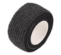 Valixirant Nastro elastico anti-vesciche per dita, a bassa aderenza, fascia antiscivolo per la prevenzione di calli e lesioni, misto spandex, lattice, cotone, 2,5 cm x 4,5 m, nero/bianco/rosso (nero)