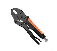 Valixirant Pinze di bloccaggio ad alta resistenza per lavorazione dei metalli riparazione automatica bloccaggio diritto con fissaggio - Ganascia rotonda multifunzione per carpenteria - tubo di