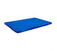 Valixirant Piscina rettangolare fuori terra Pe corde rinforzate 410 x 255 x 20 cm antivento cm 195 x 145 x 20 cm - impermeabile resistente ai raggi UV con telone (blu 1 confezione) (410 × 255 * × 0 cm
