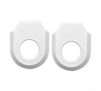 Valixirant Protezione pedivella e bici da strada - Accessorio per bici leggero elastico su entrambi i lati, resistente ai graffi, compatibile con fibra di carbonio (confezione da 2) (Bianco-A)