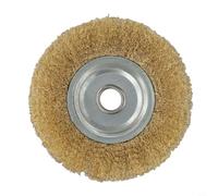 Valixirant Pure - Smerigliatrice per filamenti in ottone, 100 mm, disco da 250 mm, rimozione dell'angolo della ruota fine da 15 mm, finitura (1 confezione) (125 mm x 16 mm)