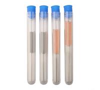 Valixirant Set di aghi per la pulizia degli ugelli in acciaio per stampanti 3D, set da 40 pezzi con punte da 0,2 mm, 0,4 mm, 0,6 mm, 0,8 mm, robusti aghi flessibili con manico facile da usare