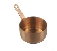 Valixirant Set di pentole in acciaio - 100 millilitri - Pentola per latte scaldavivande per porridge per bambini, caffè, burro o salsa di bistecca - Adatto al piano cottura con foro per appendere la