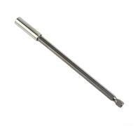 Valixirant Set di supporti magnetici in acciaio al carbonio con codolo esagonale da 1/4", estensione da 60 mm, 75 mm, 100 mm, 150 mm, per barre, cacciaviti, fai da te e lavorazione del legno (100 mm)