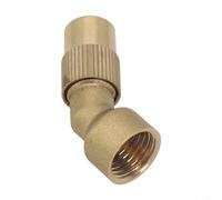 Valixirant Ugello nebulizzatore sintonizzabile in ottone o 5 mm - filettatura agricola minima ad alta pressione 14 x 1. Costruzione di copertura interno fine con spruzzatori da giardino in acciaio (B)