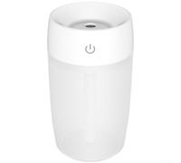 Valixirant Umidificatore portatile USB da 300 ml con luce a 7 gradienti, diffusore di nebbia silenzioso a vibrazione per auto, ufficio e camera da letto, spegnimento automatico, alimentazione USB (2