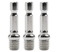 Valixirant Utensili filettati 3 pezzi 6mm Shank Lucidatura Levigatura Collegamento di un cuscinetto accessorio - Diametro M10 Mandrino Estensione Quarto Esagonale Disco Esagonale