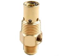 Valixirant Valvola di ritegno in ottone G3/8 NPT maschio x G1/2 pollici per il compressore, valvola di modo del carro armato una con il porto femminile NPT G1/8