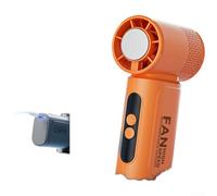 Valixirant Ventilatore portatile ricaricabile con display a LED Turbo | 4000 mAh grande per batteria, durata 4-18 ore, ultra-silenzioso <15 db, 3 ingranaggi del flusso d'aria, corpo in plastica ABS