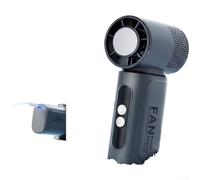 Valixirant Ventilatore portatile ricaricabile con display a LED Turbo | 4000 mAh grande per batteria, durata 4-18 ore, ultra-silenzioso <15 db, 3 ingranaggi del flusso d'aria, corpo in plastica ABS
