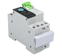 Valixirant Wifi Assistente Breaker Misurazione Avendo Compatibile 1pn 16a Alloggiamento DIN Retardant Pa66 Flame Rail Energia Real- Vita/App