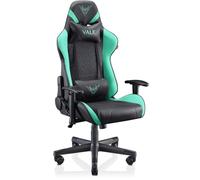 VALK Nyx - Sedia Gaming Ergonomica Reclinabile 160°, Braccioli 2D, Tessuto Traspirante, Uso Ufficio (Verde Menta)