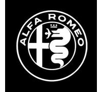 VALKEM Auto Benvenuto Lampada per Alfa Romeo Giulia Stelvio Mito Giulietta, Luci Proiettore Porta Logo Luce di Benvenuto della Portiera Dell'auto, Illuminazione Sottoscocca Portiera Auto,2PCS