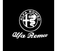 VALKEM Auto Benvenuto Lampada per Alfa Romeo Stelvio, Luci Proiettore Porta Logo Luce di Benvenuto della Portiera Dell'auto, Illuminazione Sottoscocca Portiera Auto,4PCS