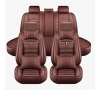 VALKEM Auto Pelle Coprisedili per Suzuki Vitara 2015-2024, 5 Posti Auto Coprisedile Anteriori Posteriori Traspirante Impermeabile, Accessori Interno,B Brown