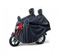 VALKEM Poncho Antipioggia Motocicletta per Benelli TRK702, Poncho Impermeabile con Cappuccio per Uomo Donna, Mantella Pioggia per Motocicletta,B Double
