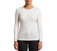 Valko Maglia Termica Donna Manica Lunga - Abbigliamento Termico Donna Caldo ed Elasticizzato con Interno Felpato (Bianco, M)