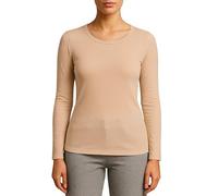 Valko Maglia Termica Donna Manica Lunga - Abbigliamento Termico Donna Caldo ed Elasticizzato con Interno Felpato (Visone, M)