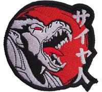 VALKYNEA Patch 100% Ricamo Ispirato ad Anime Fan Art/Ozaru Dragon/Goku/PATCH EMBROIDERY/Applique Ricamo (Hook & Loop)