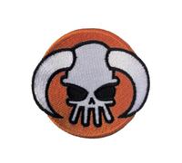 VALKYNEA Toppa 100% ricamata ispirata ad anime fan art/boccetta cappello ace/patch embrroidery/applique ricamo (Hook & Loop / Velcr0)