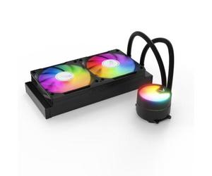 Valkyrie A240 Black Processore Raffreddatore di liquidi tutto in uno 24 cm Nero