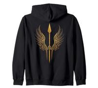 Valkyrie Ali Valhalla Mitologia nordica Valchiria Tribale Felpa con Cappuccio