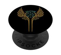 Valkyrie Ali Vegvisir Mitologia nordica Valchiria tribale PopSockets PopGrip Adesivo