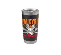 Valkyrie Novice Lama In Formazione Mitologia Norrena Valchirie Bicchiere termico in acciaio inox doppia parete
