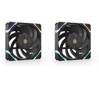 Valkyrie X12 Reverse ARGB (Black) (Confezione da 2)