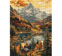 Valle Autunno Puzzle 2000 Pezzi, 3D Puzzle per Adulti Impegnativo, Educa Puzzles Artistico, Divertente E Stimolante Puzzles Decorativo per La Famiglia, Regalo e Decorazione Pareti FNKL6-852