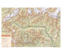 Valle d'Aosta 1:125.000 (carta in rilievo con cornice)
