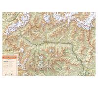 Libri Valle D'aosta 1:125.000 (Carta In Rilievo Con Cornice)