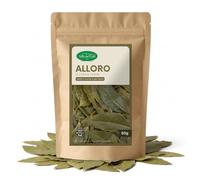 Valle del Crati Alloro in Foglie Intere 50g | Aroma Profondo e Naturale | 100% Puro e Senza Additivi | Ideale per Carne, Pesce, Legumi, Brodi e Tisane