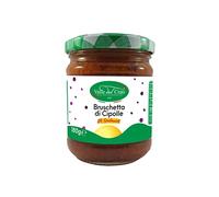 Valle del Crati Bruschetta di Cipolle, Crema di Cipolle Rosse e Peperoncino, Condimento Calabrese, Ideale per Antipasti Aperitivi Pane Pizza, Vasetto (180 grammi)