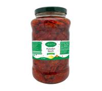 Valle del Crati Pomodori Secchi XL | Pomodori Calabresi Essiccati Sottolio | Ideale per Antipasti Panini Pizze Aperitivi e Condimenti | Vaso da 2.9 Kg
