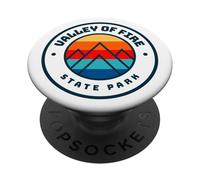 Valle del Fuoco State Park Nevada Escursione in famiglia PopSockets PopGrip Adesivo