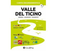 Valle del Ticino 01 Arona, Legnano, Magenta. Carta escursionistica 1:50.000: Vol. 1